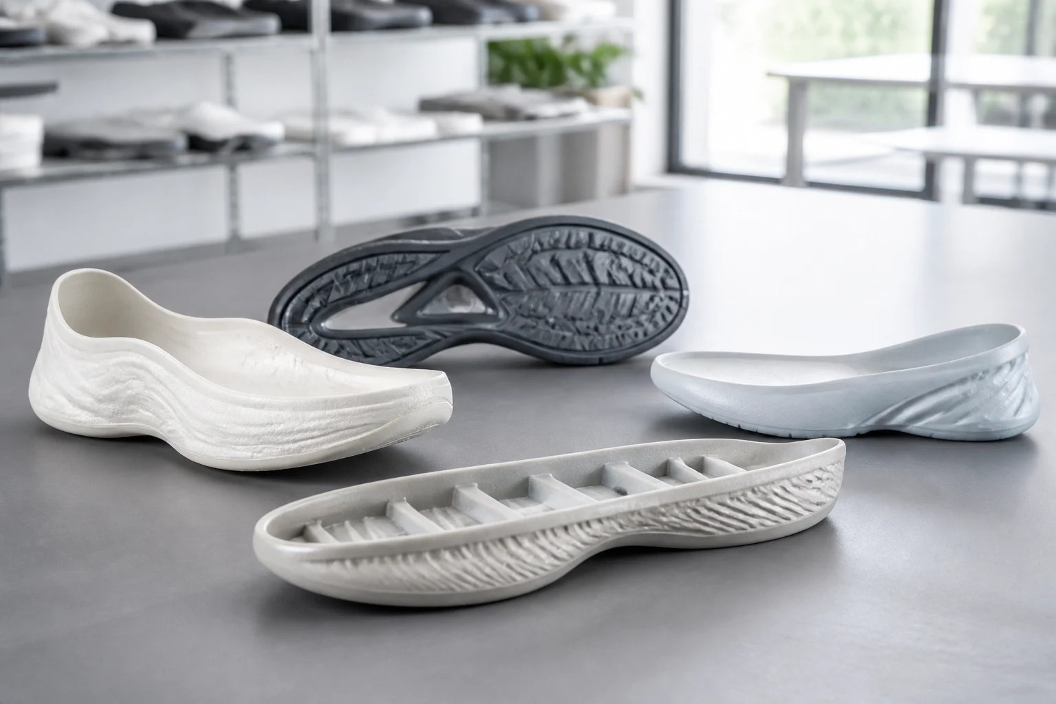 Формованные полимерные подошвы и межподошвы
